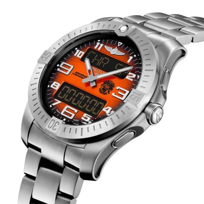 Breitling Aerospace B70 Orbiter 25th Anniversary 43mm Mens Watch Orange Titanium EB70101A1O1E1 - Image 3