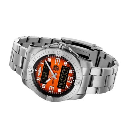 Breitling Aerospace B70 Orbiter 25th Anniversary 43mm Mens Watch Orange Titanium EB70101A1O1E1 - Image 4