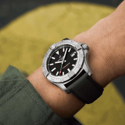 Breitling Avenger Automatic 42mm Mens Watch Black Leather A17328101B1X1 - Image 3