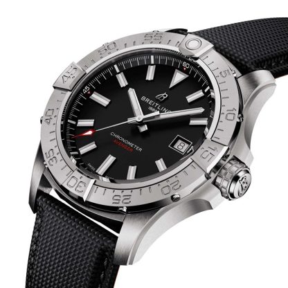 Breitling Avenger Automatic 42mm Mens Watch Black Leather A17328101B1X1 - Image 4