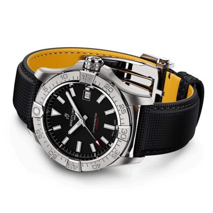 Breitling Avenger Automatic 42mm Mens Watch Black Leather A17328101B1X1 - Image 5