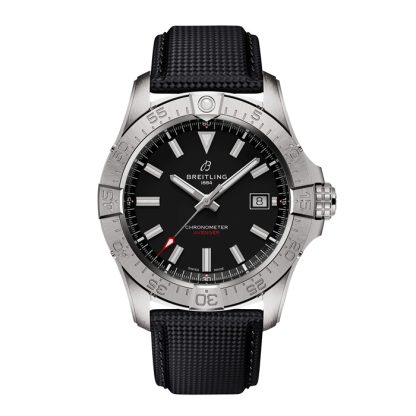 Breitling Avenger Automatic 42mm Mens Watch Black Leather A17328101B1X1