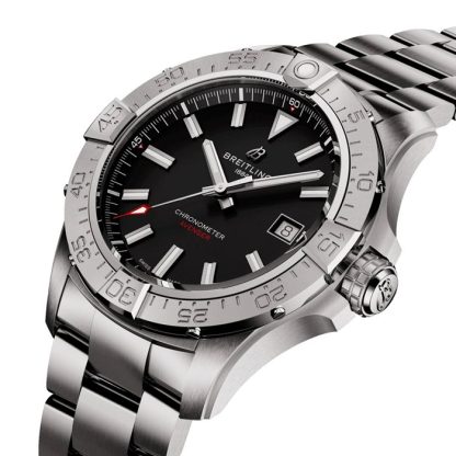 Breitling Avenger Automatic 42mm Mens Watch Black Stainless Steel A17328101B1A1 - Image 3