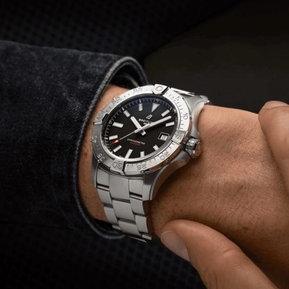 Breitling Avenger Automatic 42mm Mens Watch Black Stainless Steel A17328101B1A1 - Image 5