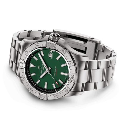 Breitling Avenger Automatic 42mm Mens Watch Green Stainless Steel A17328101L1A1 - Image 4