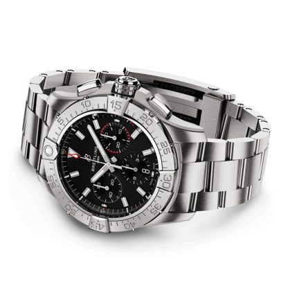Breitling Avenger B01 Chronograph 42 Mens Watch Black Stainless Steel AB0146101B1A1 - Image 3