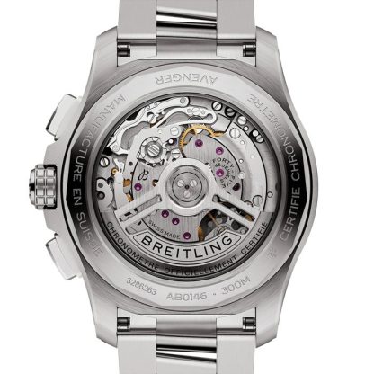 Breitling Avenger B01 Chronograph 42 Mens Watch Blue Stainless Steel AB0146101C1A1 - Image 4