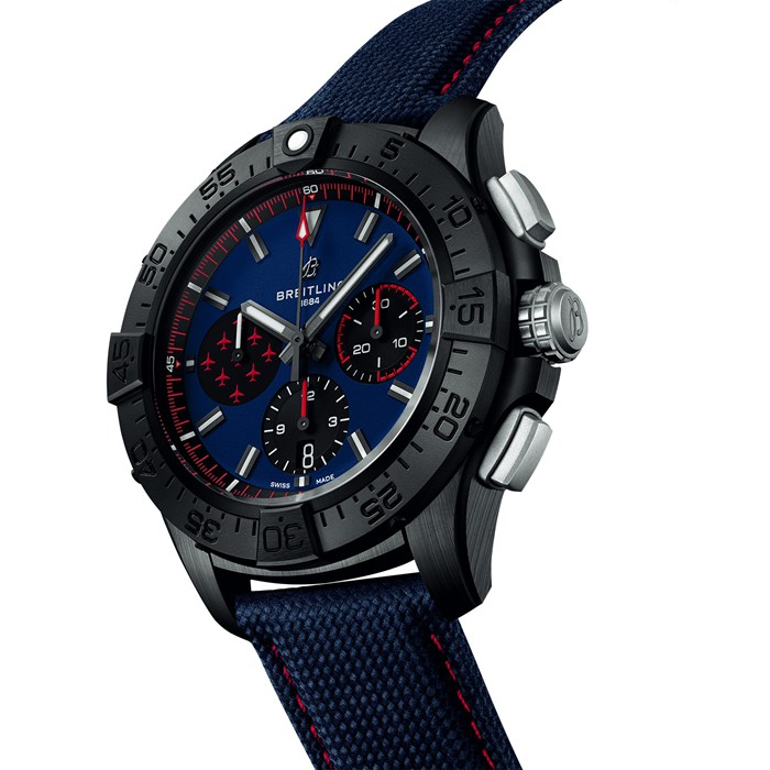 Breitling Avenger B01 Chronograph Red Arrows 44mm Mens Watch Blue SB01475A1C1X1 - Image 2