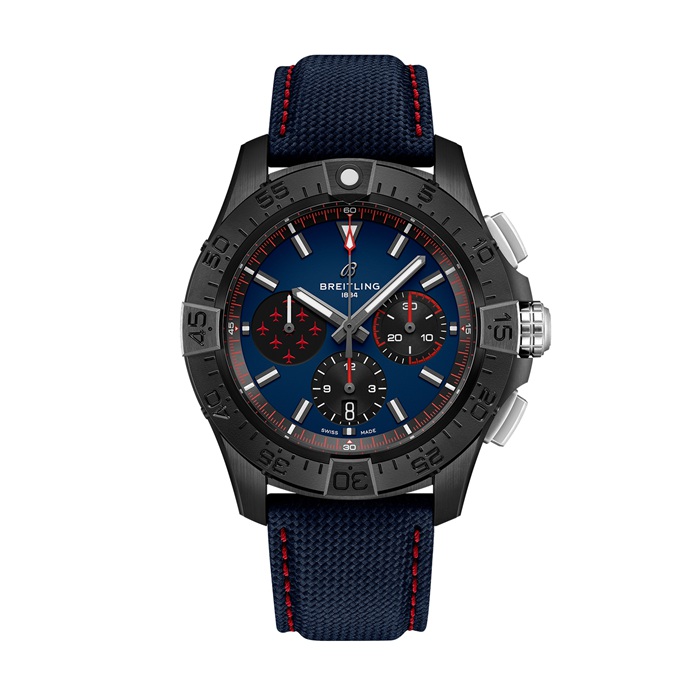 Breitling Avenger B01 Chronograph Red Arrows 44mm Mens Watch Blue SB01475A1C1X1