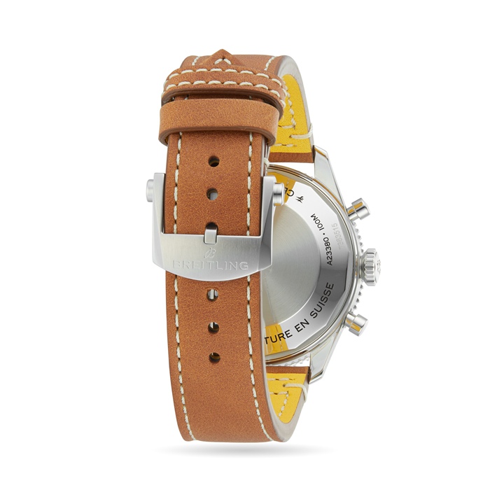 Breitling Classic AVI Chronograph 42 P-51 Mustang Leather Strap Watch A233803A1B1X1 - Image 5