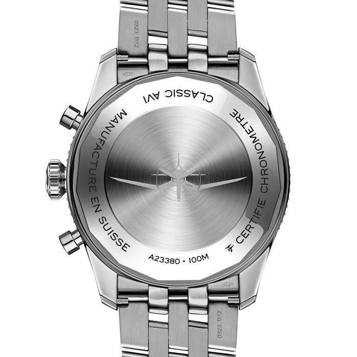 Breitling Classic AVI Chronograph 42 Tribute to Vought F4U Corsair Stainless Steel Watch A233801A1C1A1 - Image 2