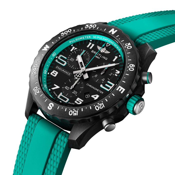 Breitling Endurance Pro 38mm Unisex Watch Turquoise The Watches Of Switzerland Group Exclusive X833105A1B1S1 - Image 2