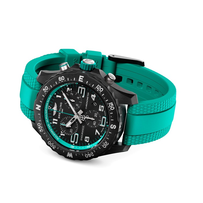 Breitling Endurance Pro 38mm Unisex Watch Turquoise The Watches Of Switzerland Group Exclusive X833105A1B1S1 - Image 3