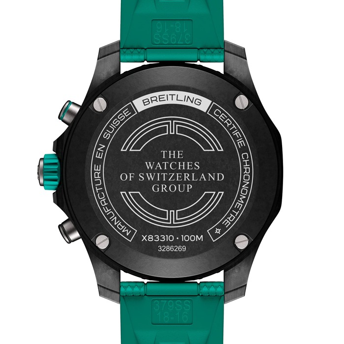 Breitling Endurance Pro 38mm Unisex Watch Turquoise The Watches Of Switzerland Group Exclusive X833105A1B1S1 - Image 4