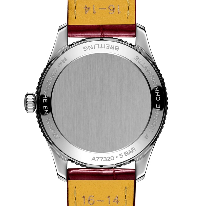 Breitling Navitimer 32mm Ladies Watch White Mother Of Pearl Alligator A77320E61A2P2 - Image 2