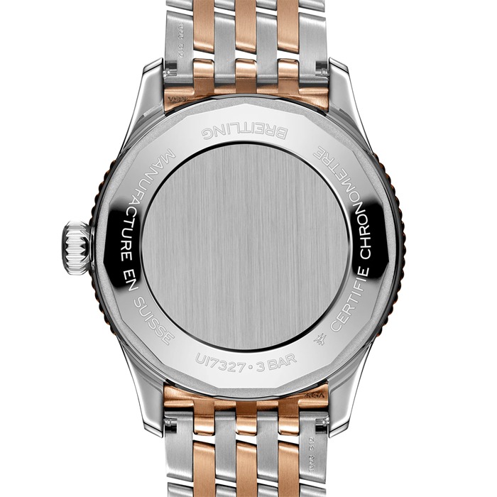 Breitling Navitimer 36mm Ladies Watch White Mother Of Pearl Stainless Steel And 18k Red Gold U17327211A1U1 - Image 2