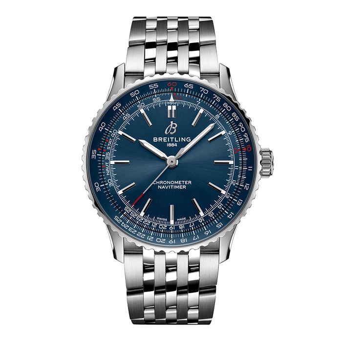 Breitling Navitimer Automatic 41mm Mens Watch Blue Stainless Steel A17329161C1A1