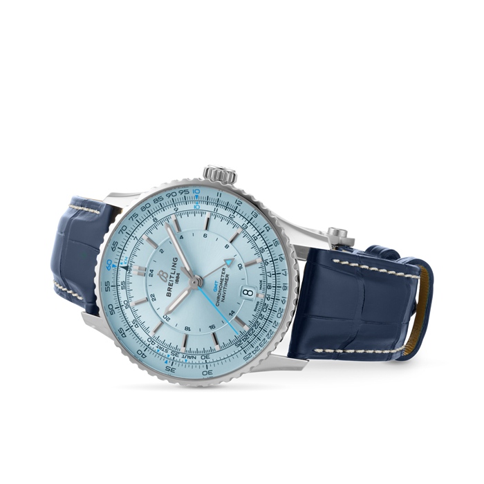 Breitling Navitimer Automatic GMT 41mm Mens Watch Light Blue A32310171C1P1 - Image 3