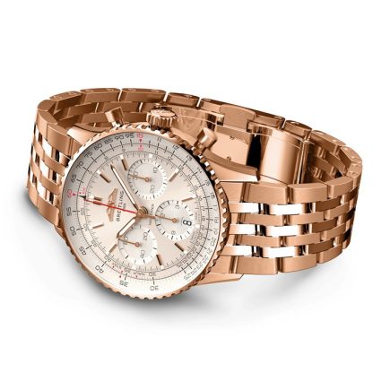 Breitling Navitimer B01 Chronograph 41 18k Red Gold Watch RB0139211G1R1 - Image 3