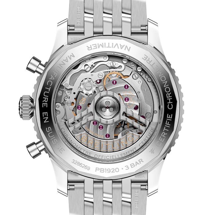 Breitling Navitimer B19 Chronograph Perpetual Calender 43mm Mens Watch Blue PB1920251C1A1 - Image 2