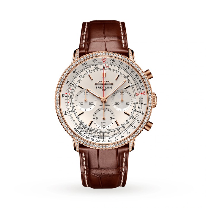 Breitling Navitimer Chronograph 41mm Mens Watch Cream Dial RB0139631G1P1