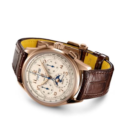Breitling Premier B25 Datora 42 18k Red Gold Leather Strap Watch RB2510371G1P1 - Image 4