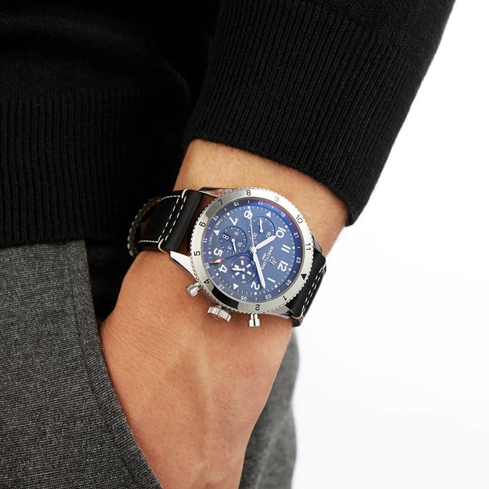 Breitling Super AVI B04 Chronograph GMT 46 Tribute to Vought F4U Corsair Watch AB04451A1C1X1 - Image 3