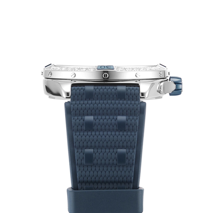 Breitling Super Chronomat Automatic 38 Blue Rubber Strap Watch A17356531C1S1 - Image 5