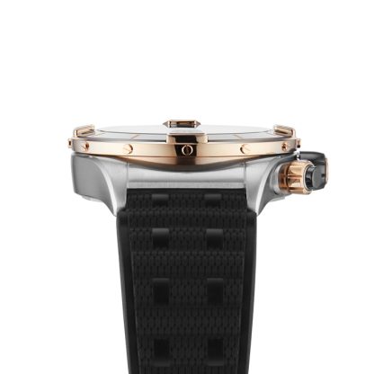 Breitling Super Chronomat B01 44 Stainless Steel & 18k Red Gold Rubber Strap Watch UB0136251L1S1 - Image 5