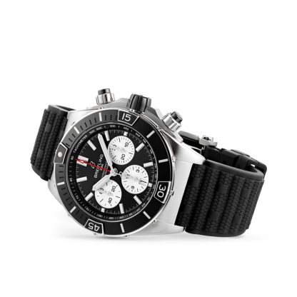 Breitling Super Chronomat B01 44 Stainless Steel Rubber Strap Watch AB0136251B1S1 - Image 3
