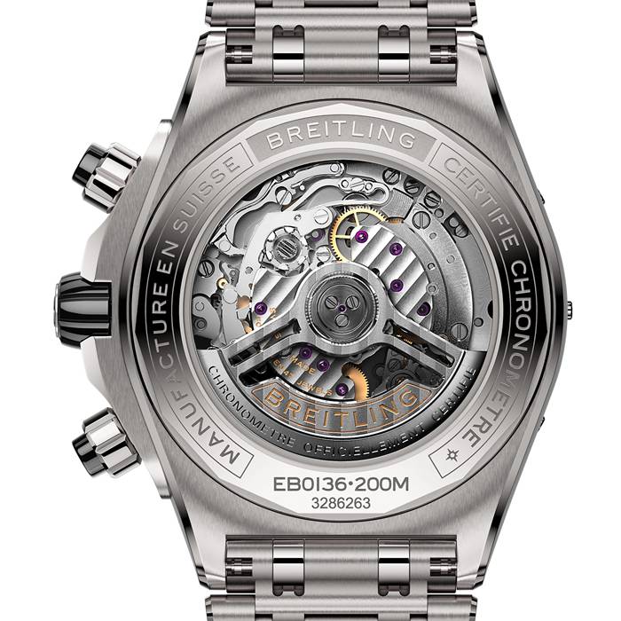 Breitling Super Chronomat B01 44mm Mens Watch Grey Titanium EB0136251M1E1 - Image 2