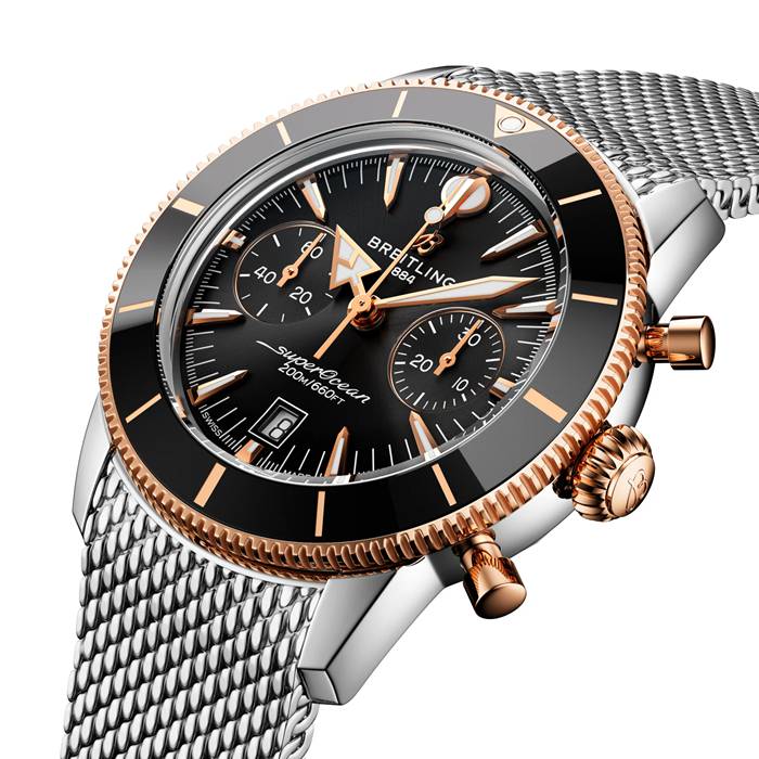 Breitling Superocean Heritage B01 Chronograph 42mm Mens Watch Black UB0156H11B1A1 - Image 3