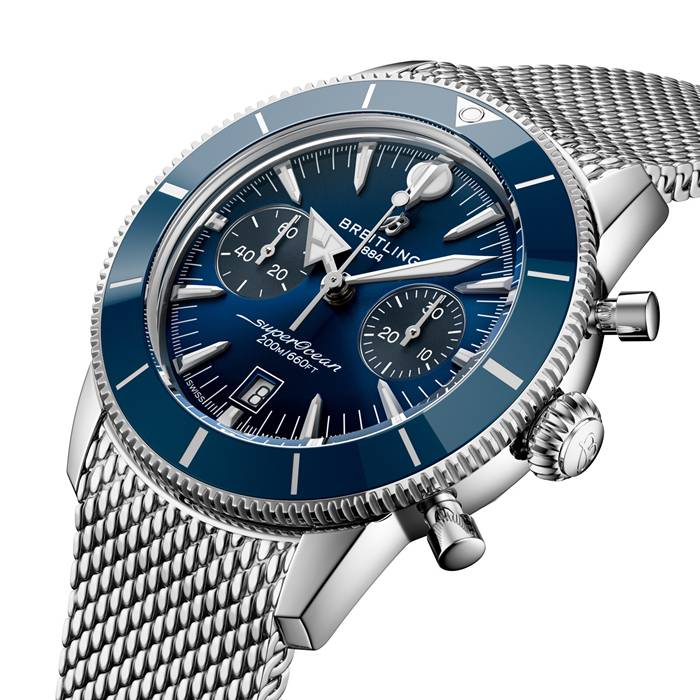 Breitling Superocean Heritage B01 Chronograph 42mm Mens Watch Blue AB0156161C1A1 - Image 3