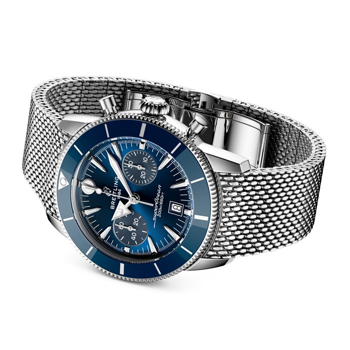 Breitling Superocean Heritage B01 Chronograph 42mm Mens Watch Blue AB0156161C1A1 - Image 4