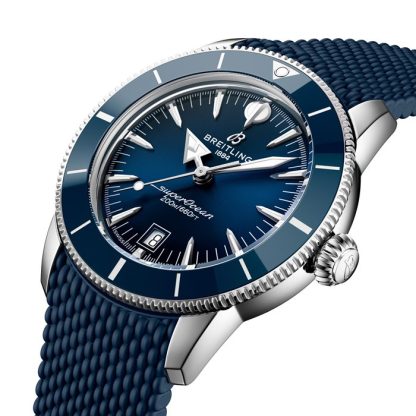 Breitling Superocean Heritage B31 Automatic 42mm Mens Watch Blue Rubber AB3111161C1S1 - Image 3