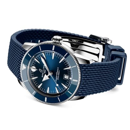 Breitling Superocean Heritage B31 Automatic 42mm Mens Watch Blue Rubber AB3111161C1S1 - Image 4