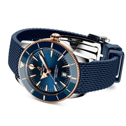 Breitling Superocean Heritage B31 Automatic 44mm Mens Watch Blue Rubber UB3112161C1S1 - Image 4