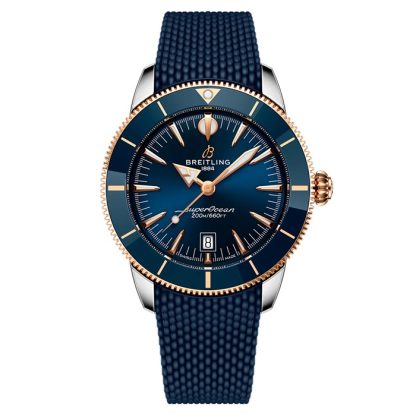 Breitling Superocean Heritage B31 Automatic 44mm Mens Watch Blue Rubber UB3112161C1S1