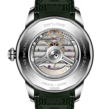 Breitling Superocean Heritage B31 Automatic 44mm Mens Watch Green Rubber AB3112361L1S1 - Image 2