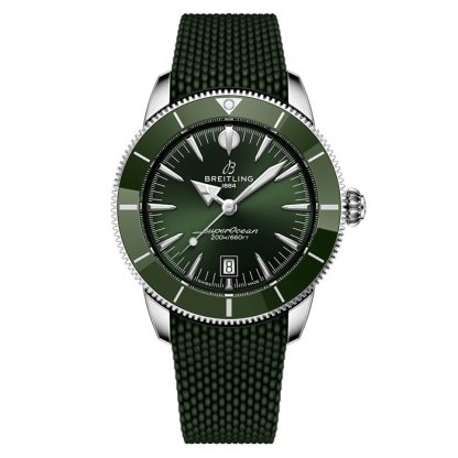 Breitling Superocean Heritage B31 Automatic 44mm Mens Watch Green Rubber AB3112361L1S1