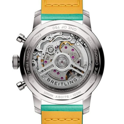 Breitling Top Time B01 Fausto Coppi 41mm Mens Watch Leather AB01768A1A1X1 - Image 2