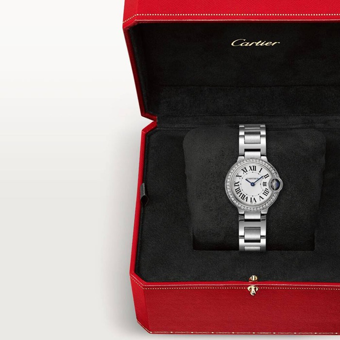 Cartier Ballon Bleu De Cartier Watch 28mm Quartz Movement W4BB0030 - Image 3