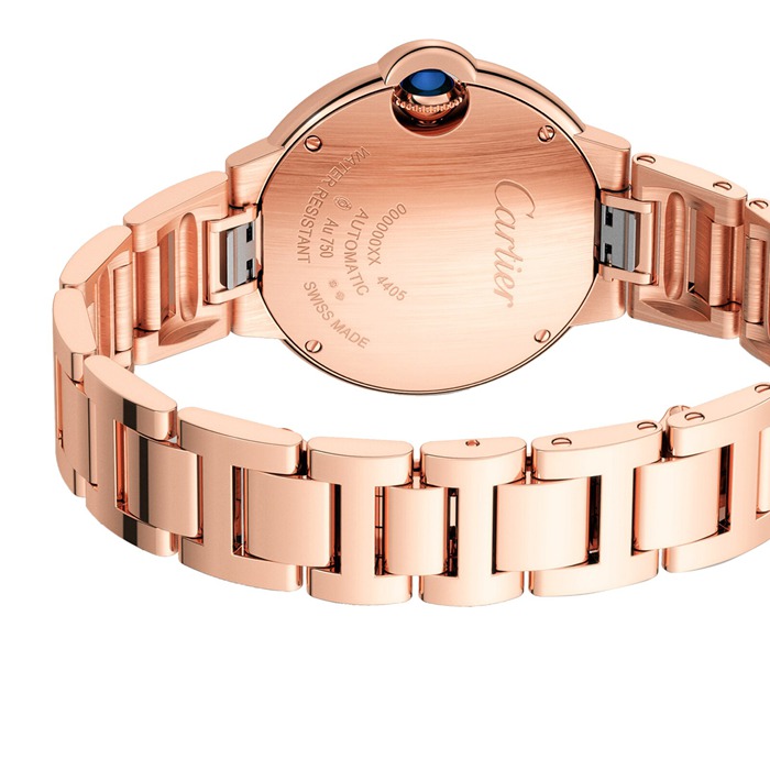 Cartier Ballon Bleu De Cartier Watch 33mm Self-Winding Mechanical Movement Rose Gold WGBB0054 - Image 3