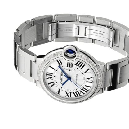 Cartier Ballon Bleu De Cartier Watch 36mm Mechanical Movement With Automatic Winding Steel W4BB0024 - Image 4