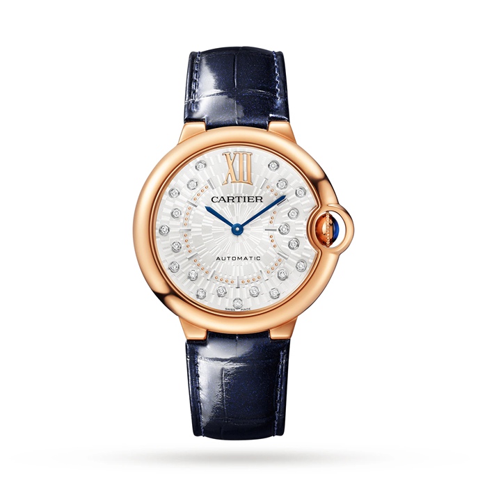 Cartier Ballon Bleu De Cartier Watch 36mm Self-Winding Mechanical Movement Rose Gold WGBB0053