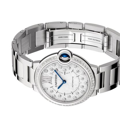 Cartier Ballon Bleu de Cartier watch 36 mm mechanical movement with automatic winding W4BB0036 - Image 5