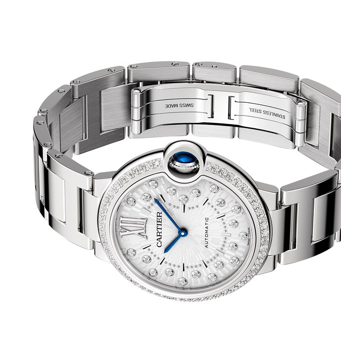Cartier Ballon Bleu de Cartier watch 36 mm mechanical movement with automatic winding W4BB0036 - Image 5
