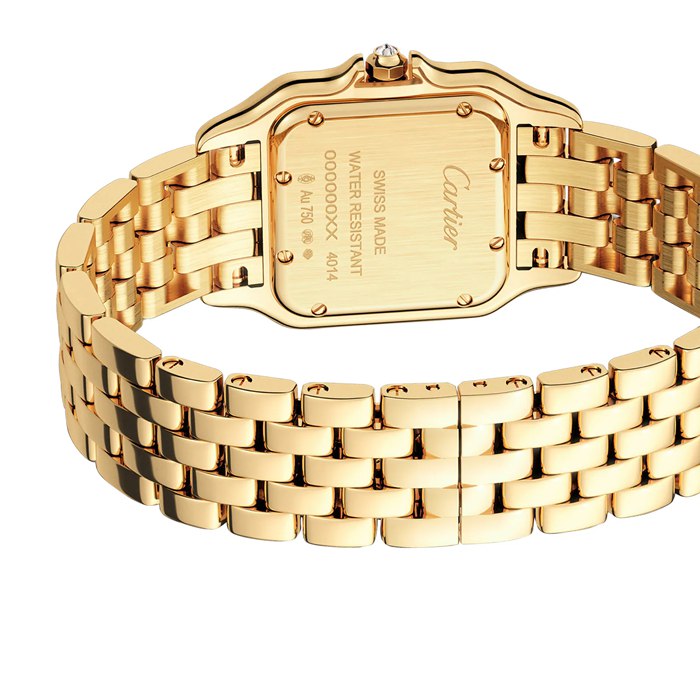Cartier Panthère De Cartier Watch Medium Model Quartz Movement Yellow Gold Diamonds WJPN0016 - Image 4