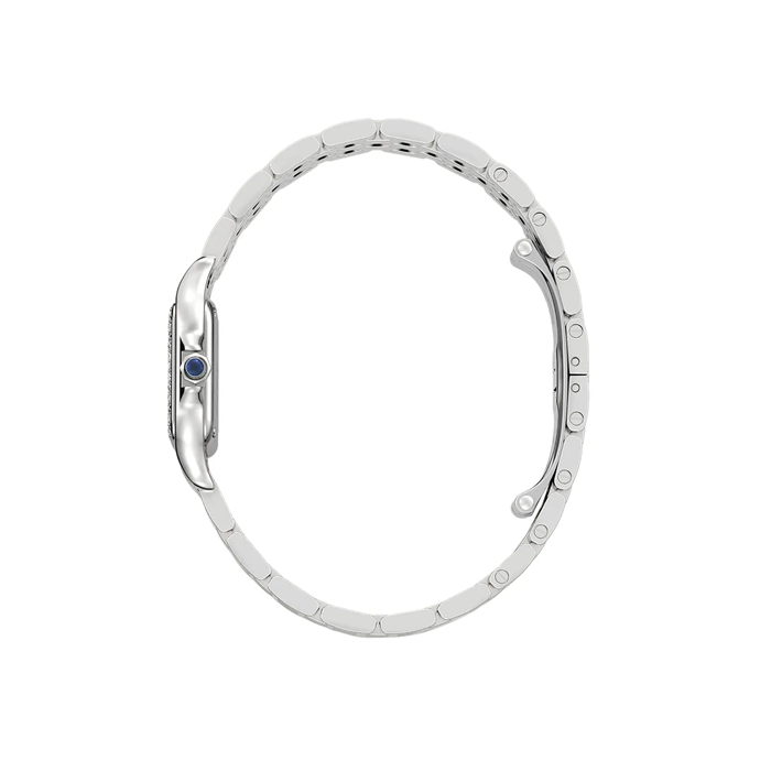 Cartier Panthère De Cartier Watch Small Model Quartz Movement Steel Diamonds W4PN0016 - Image 5