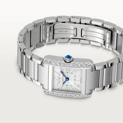 Cartier Tank Francaise Watch Small Model Quartz Movement Steel Case W4TA0029 - Image 5